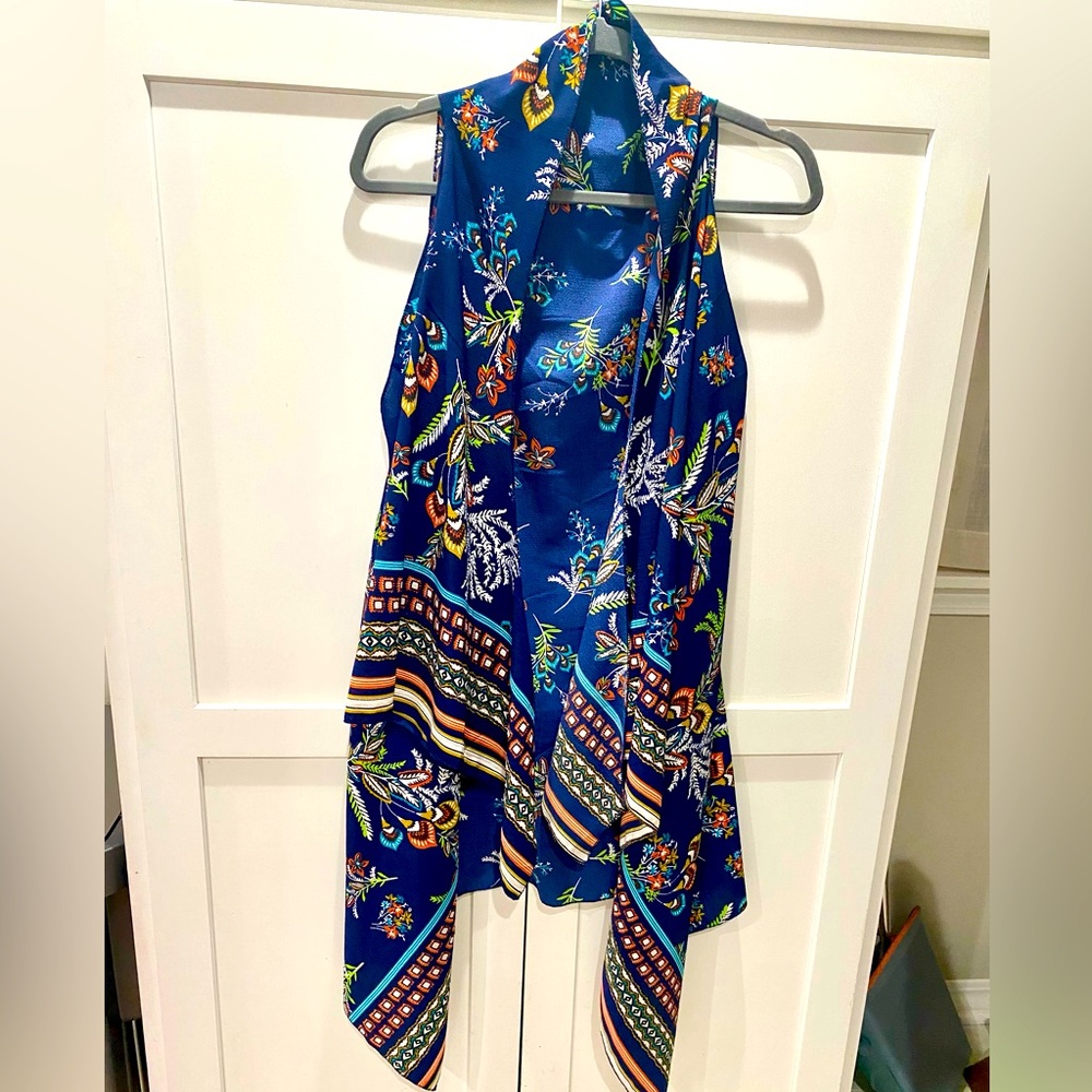 Open front Kimono with Handkerchief Hem
